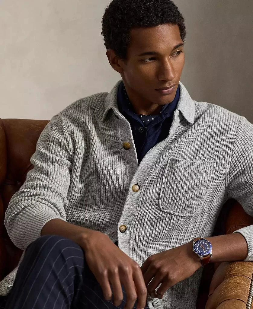 Ralph Lauren Men
s Collared Button-Front Cardigan 4