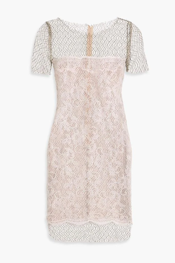 white lace empire waist dress Cotton Lace Trim Ivory Empire Waist Mini Dress LARGE main image 1