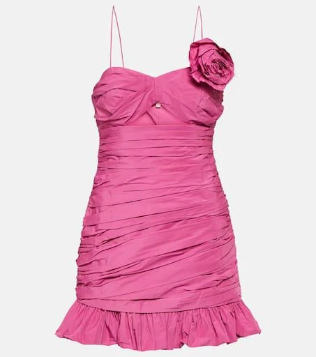 LOVESHACKFANCY Jessilyn ruched minidress 1
