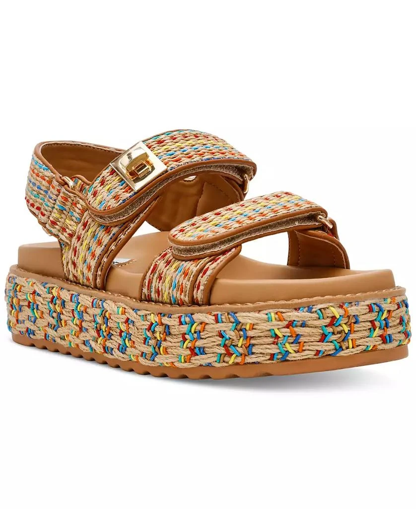 Steve Madden Women's Bigmona Platform Footbed Sandals 1
