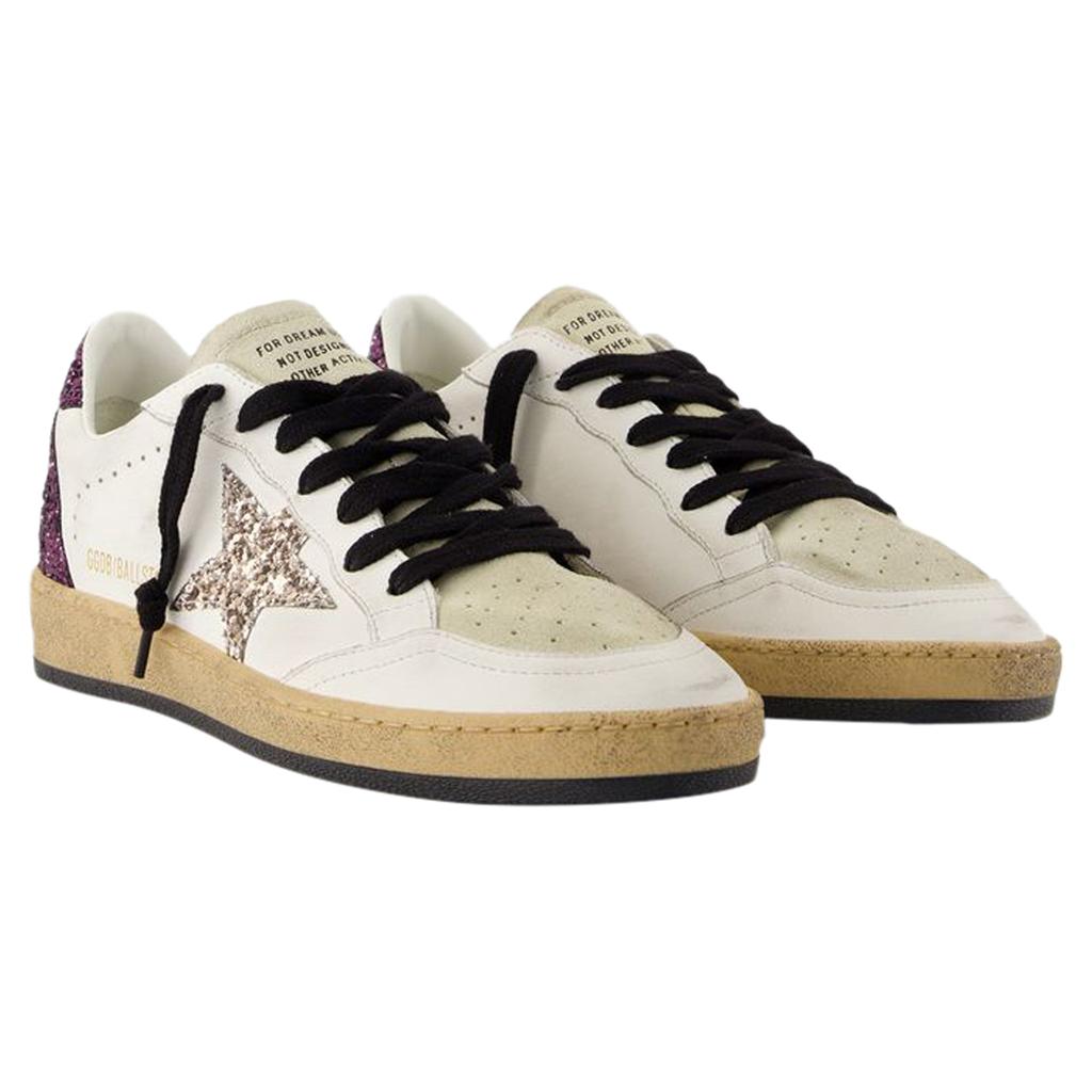 Golden Goose Ballstar Sneakers -  Deluxe Brand - Leather - White