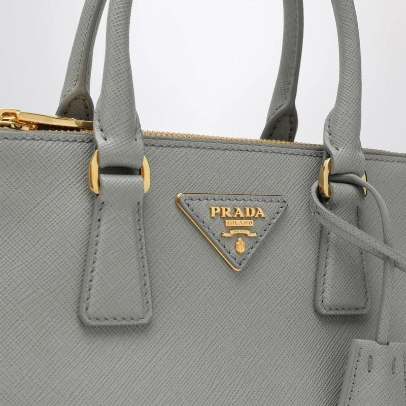 Prada Galleria mini bag light grey 6