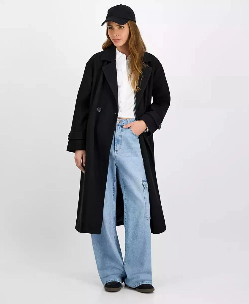 Jou Jou Juniors
 Double-Breasted Maxi Coat 1