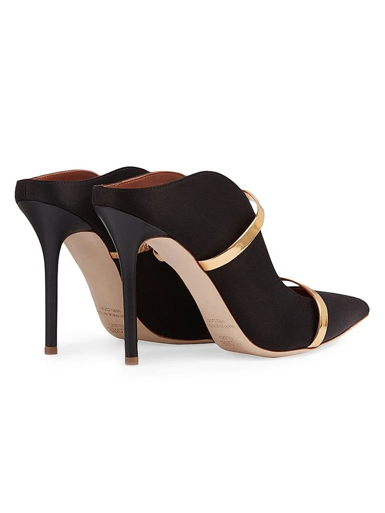 Malone Souliers Maureen 100MM Satin Heeled Mules 4