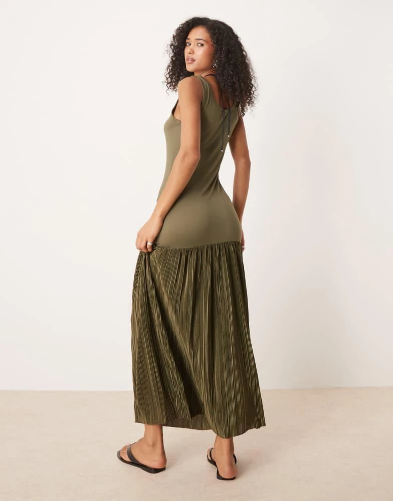 asos green plisse dress Yuna Batik Smocked Waist Dress – Joli Pretty