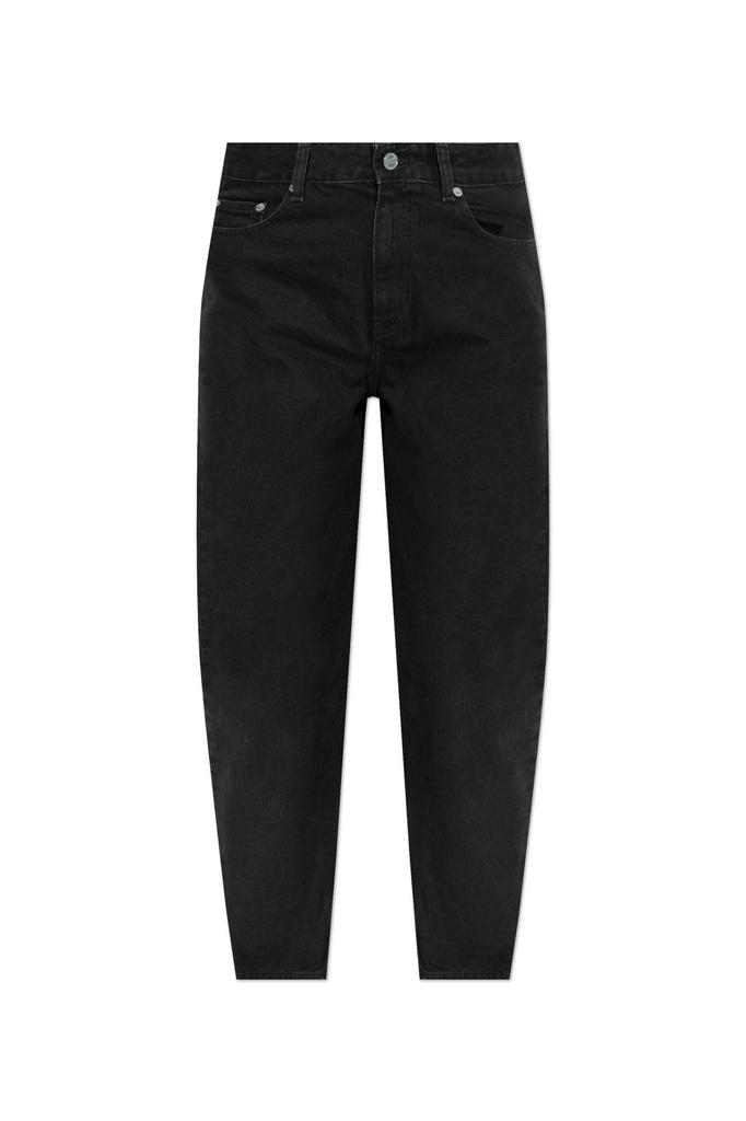 24AW【GANNI】Black Stretch Denim Wide-leg Jeans Ganni Black Stretch Denim Wide-leg Jeans - Pants - BeyondStyle