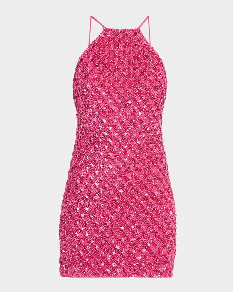 Shop Violet Beaded Low-Back Halter Mini Dress on Sale at BeyondStyle  Get  76% Off Violet Beaded Low-Back Halter Mini Dress with Limited-Time Flash  Deals, Exclusive Discounts, and Special Offers. Enjoy Unbeatable