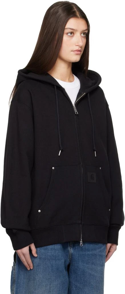 Carhartt WIP Black Eldon Hoodie 2