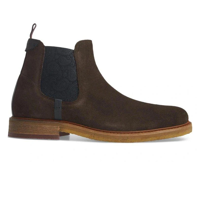 Ted Baker London Men's Bronzo Chelsea Boots In Brown Suede 1