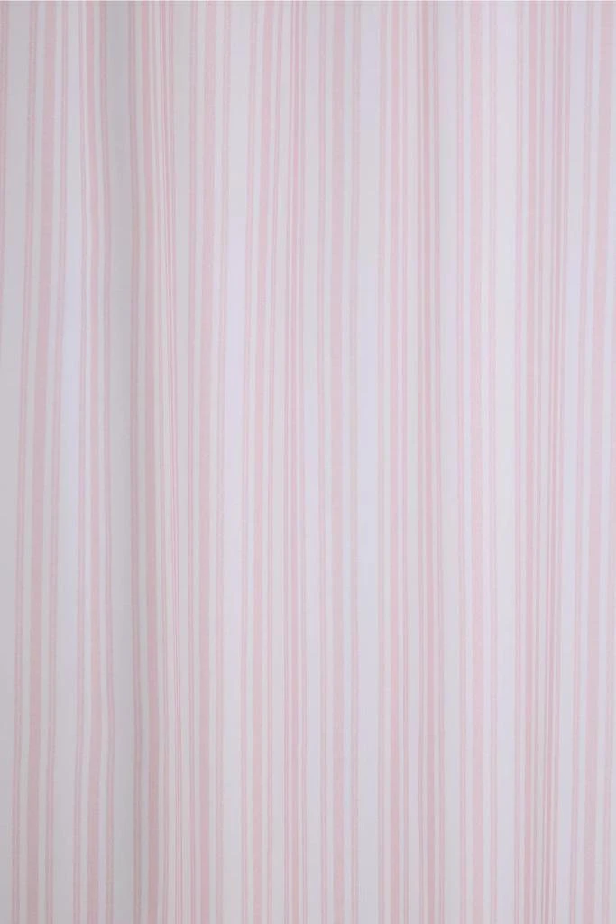 DENY Designs Honor And Obey Classic Small French Mattress Ticking Double Stripes Shower Curtain 2