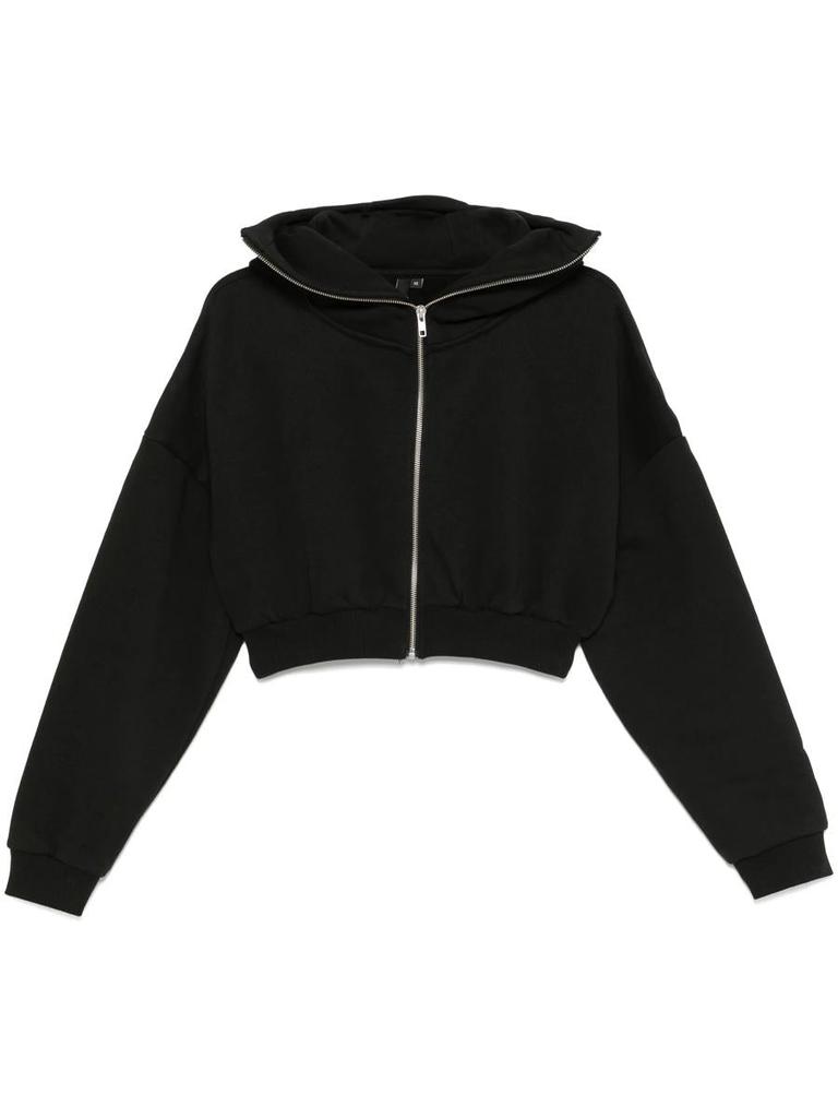 Entire Studios Entire Studios Cropped Full Zip Soot Clothing