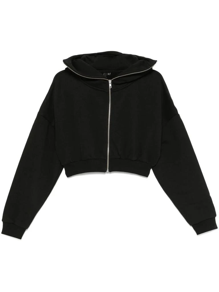 Entire Studios Entire Studios Cropped Full Zip Soot Clothing 1