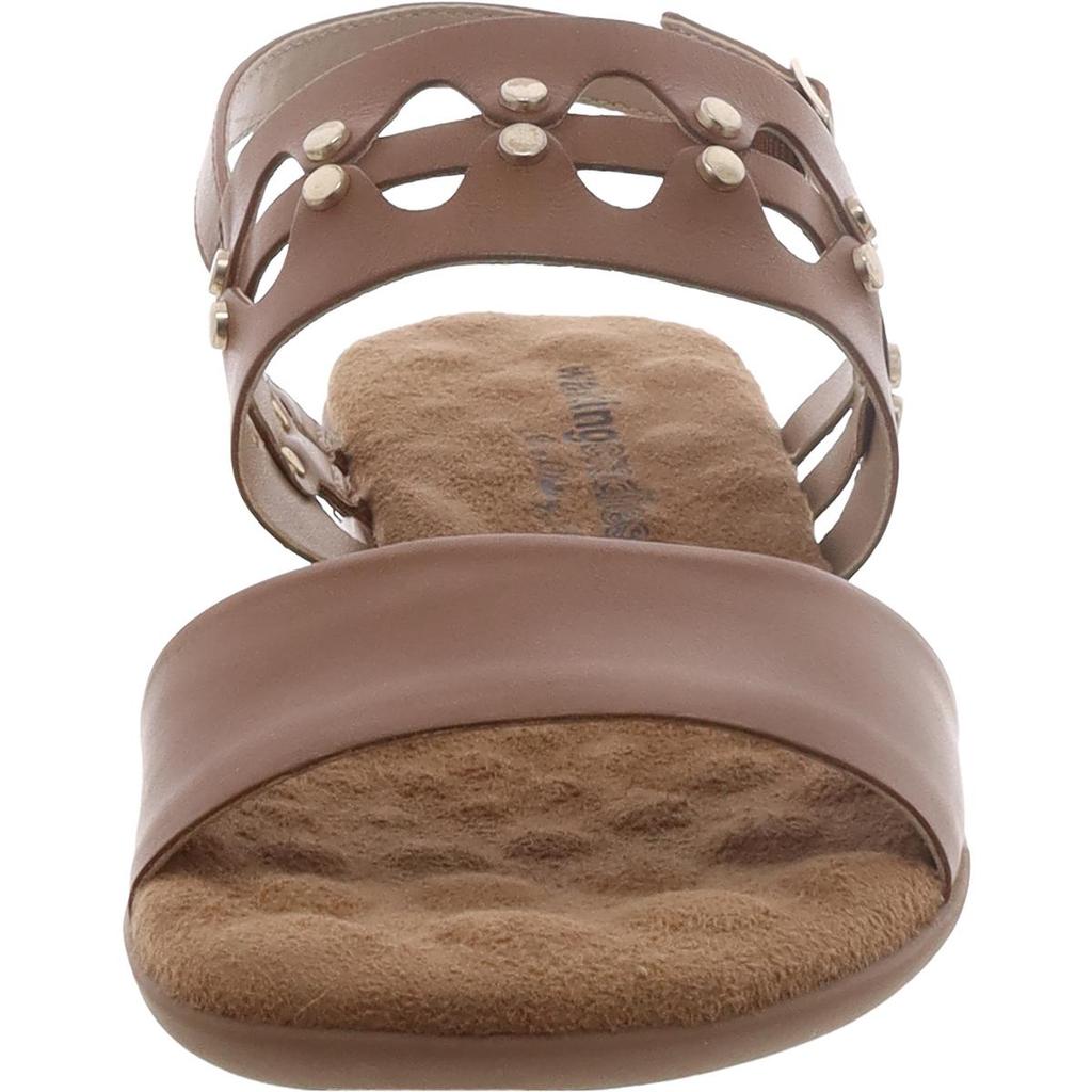 Walking Cradles Womens Leather Casual Wedge Sandals