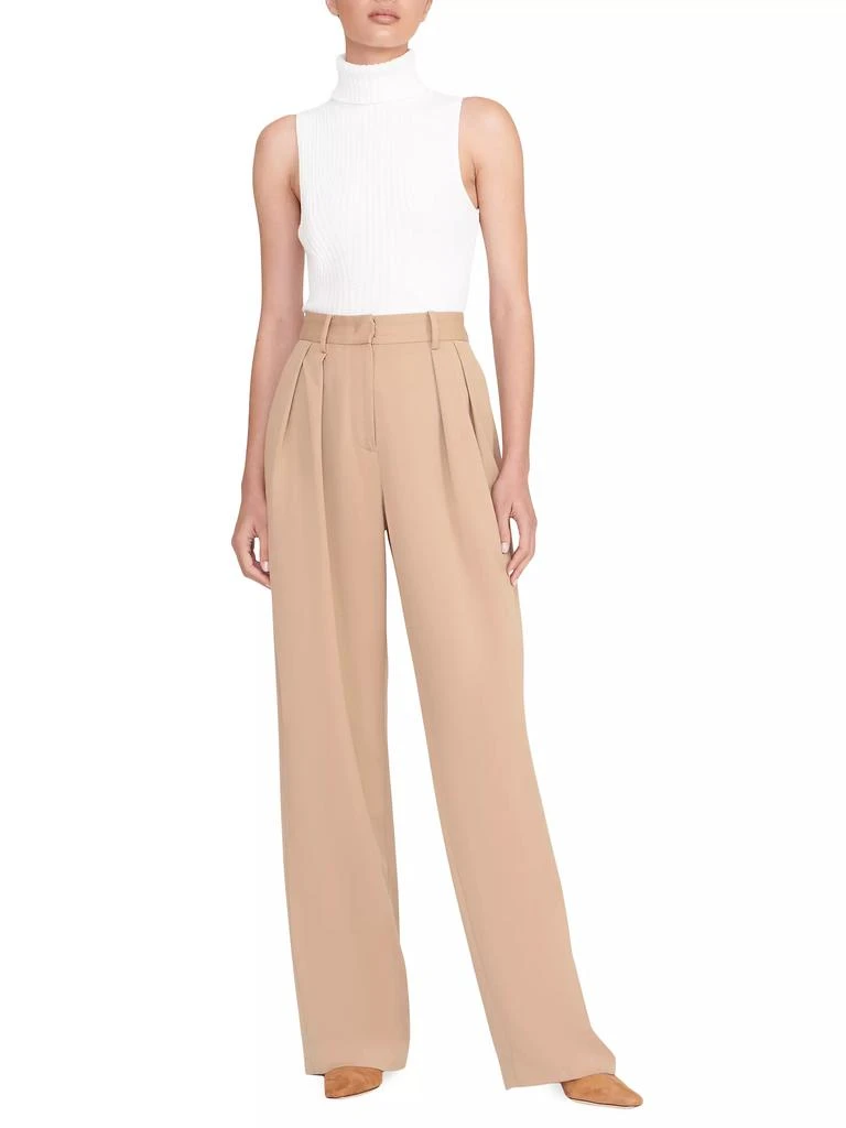Staud Luisa Pleated-Front Pants 2