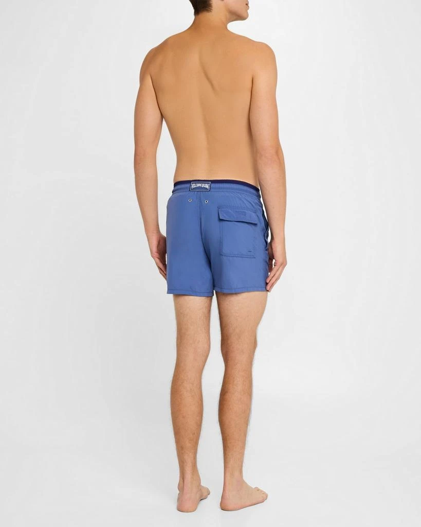 Vilebrequin Men's Les Unis Bicolor Swim Trunks 3