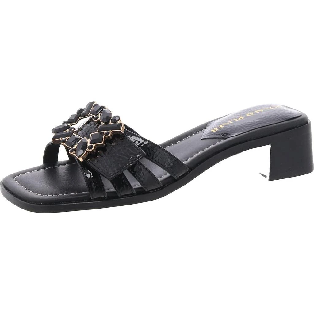 Donald J Pliner Womens Embellished Leather Mules 1