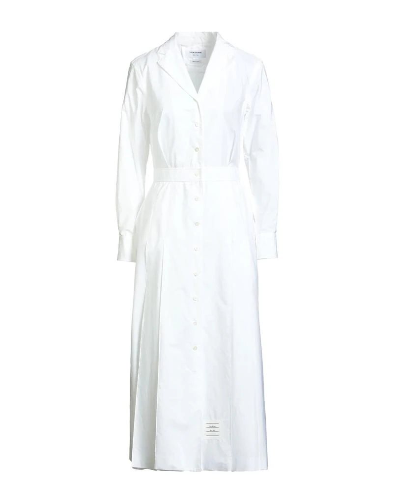 knee length dresses for ladies Thom Browne Frayed Tweed Midi Dress main image 0