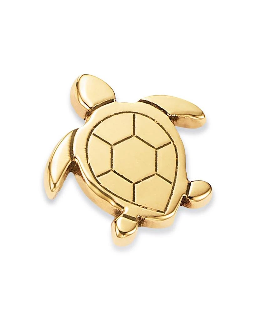 Zoe Chicco 14K Yellow Gold Itty Bitty Turtle Stud Earring 1