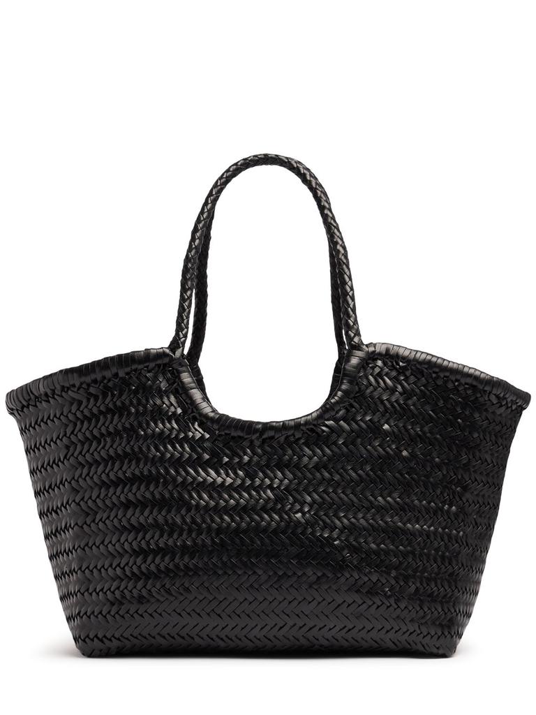 DRAGON DIFFUSION Big Nantucket Woven Leather Basket Bag