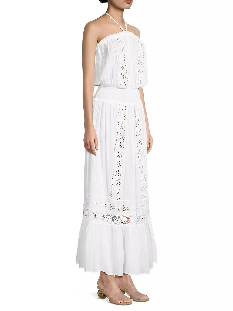 Ramy Brook Elyse Cotton Halter Maxi Dress 4