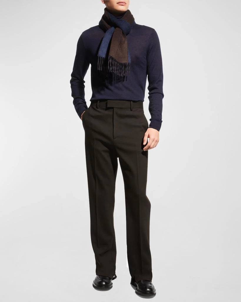 Neiman Marcus Men's Double-Face Cashmere Scarf Accessories