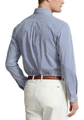 Ralph Lauren Ralph Lauren Classic Fit Striped Stretch Poplin Shirt
