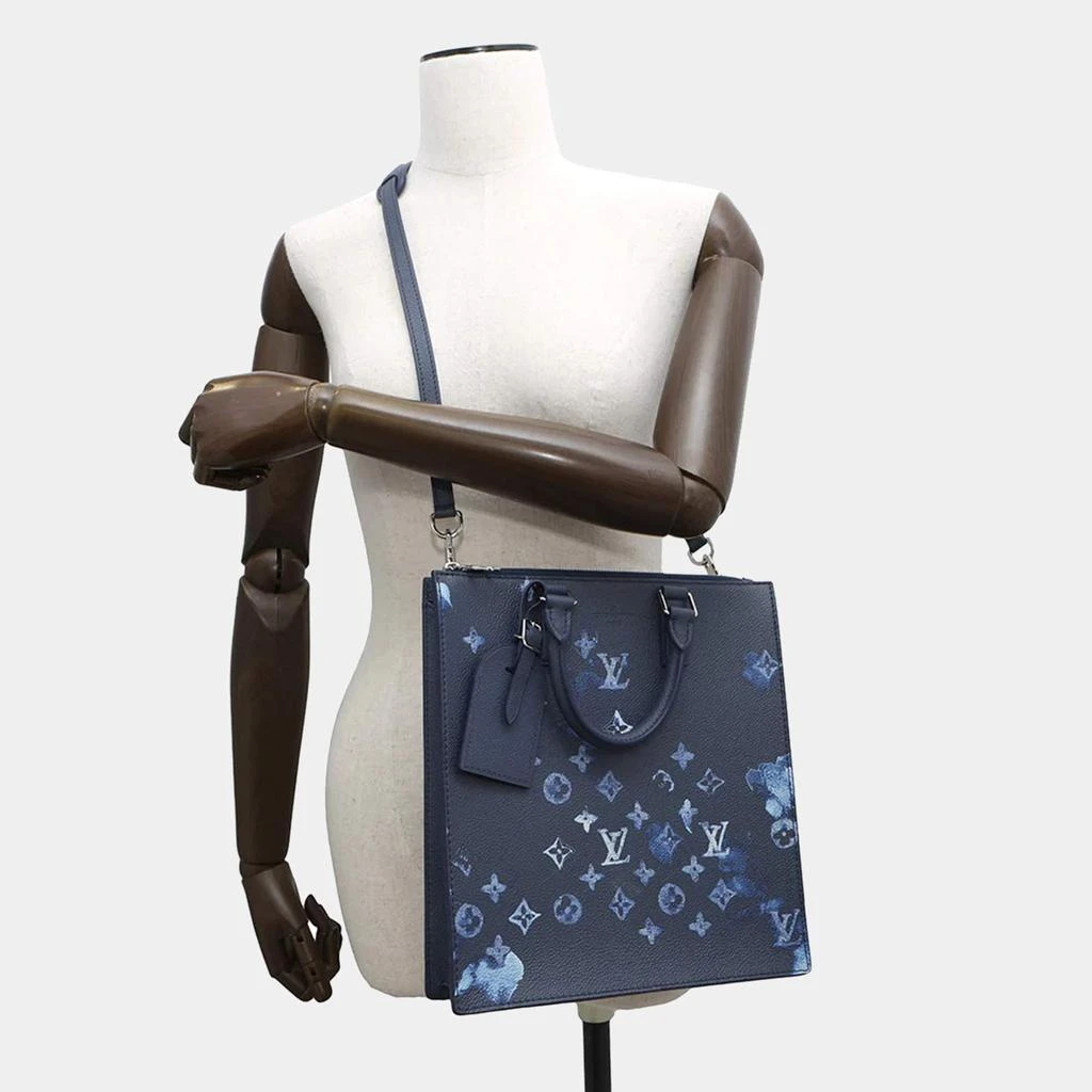 Louis Vuitton Louis Vuitton Sac Plat Messenger Navy Monogram Watercolor 14