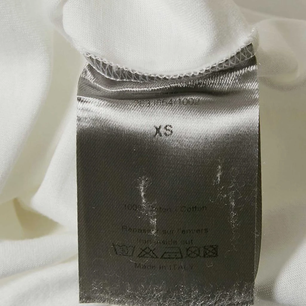 Dior Dior HoMme White Printed Jersey T-Shirt XS 5