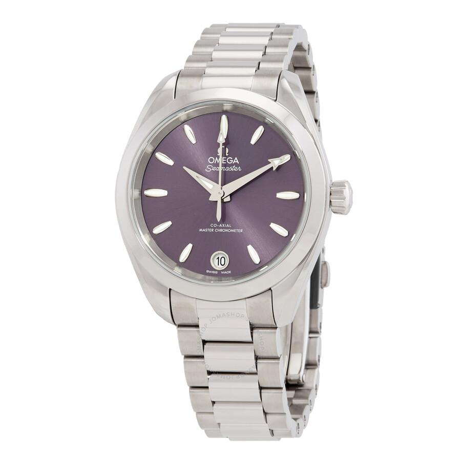 Omega Seamaster Aqua Terra Automatic Chronometer Lavender Ladies Watch 220.10.34.20.10.002