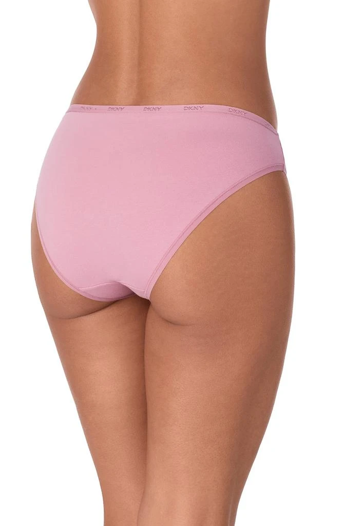 DKNY 3-Pack Cotton Blend Bikinis 8