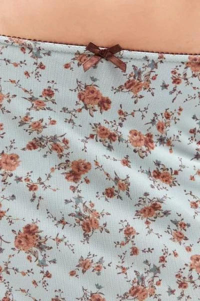 Urban Outfitters UO Floral Mesh Low Rise Column Maxi Skirt 3