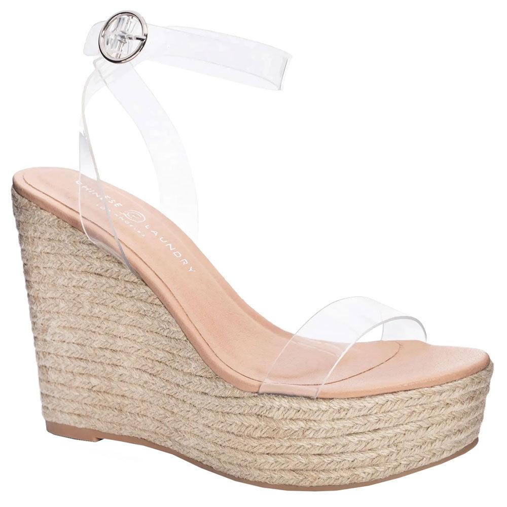 Chinese Laundry Ello Clear Espadrille Sandals