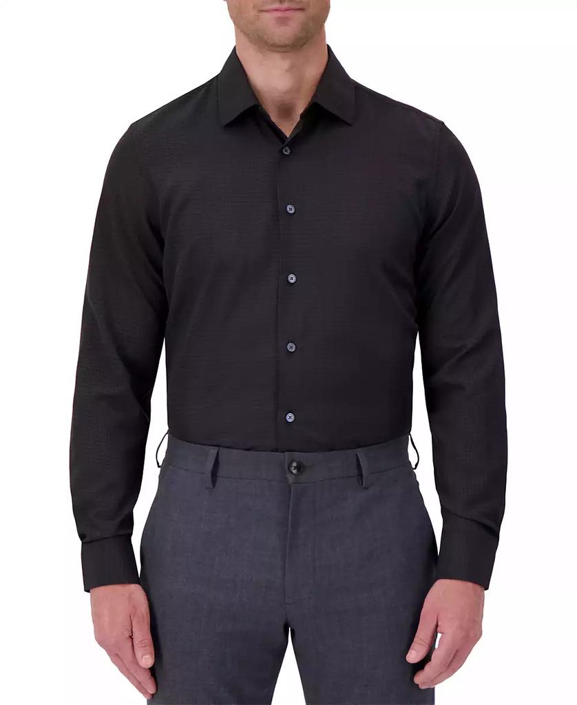 Report Men's Slim-Fit Tonal-Print Shirt