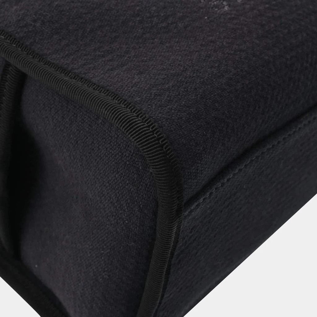 Chanel Chanel Black Canvas Medium Deauville Tote Bag 8