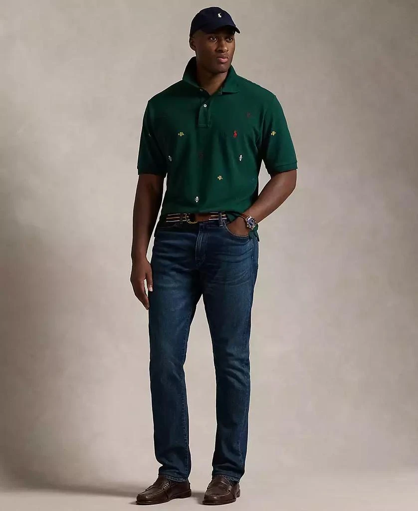 Ralph Lauren Men's Big & Tall Embroidered Mesh Polo Shirt 4