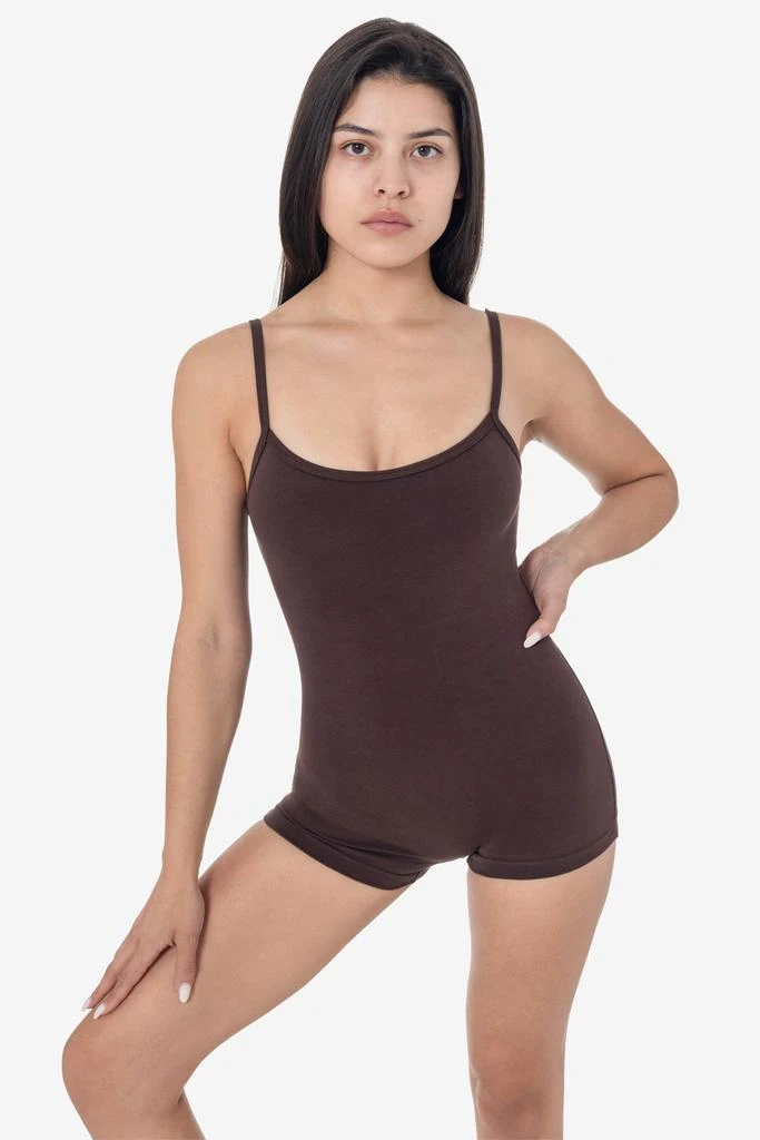 Los Angeles Apparel 83022GD-SH - Garment Dye Spaghetti Scoopback Short Biketard 4