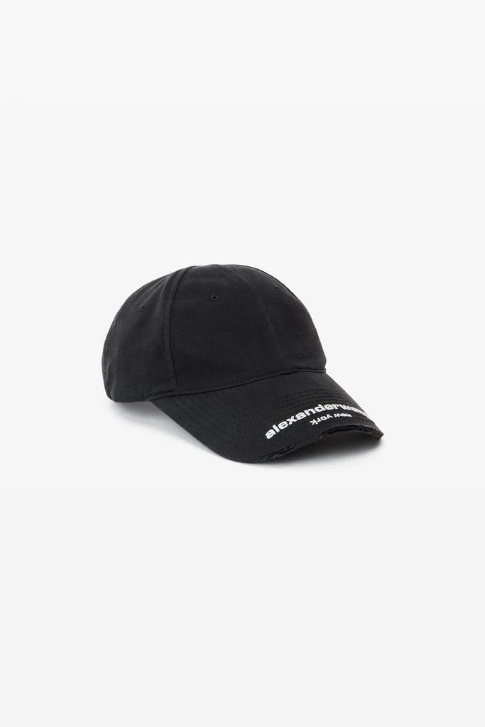 Alexander Wang Unisex Distressed Logo Baseball Cap 1