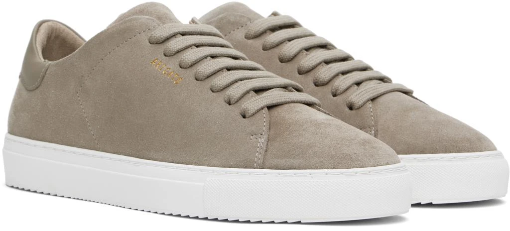 Axel Arigato Taupe Clean 90 Suede Sneakers 4