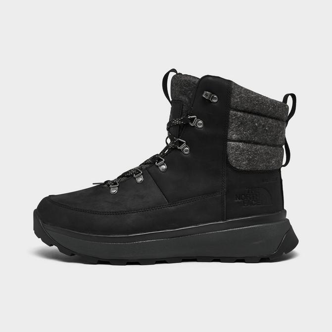 Men s The North Face Bergen Leather Waterproof Boots NF0A8A9M 001 TNF Black TNF Black 8.0