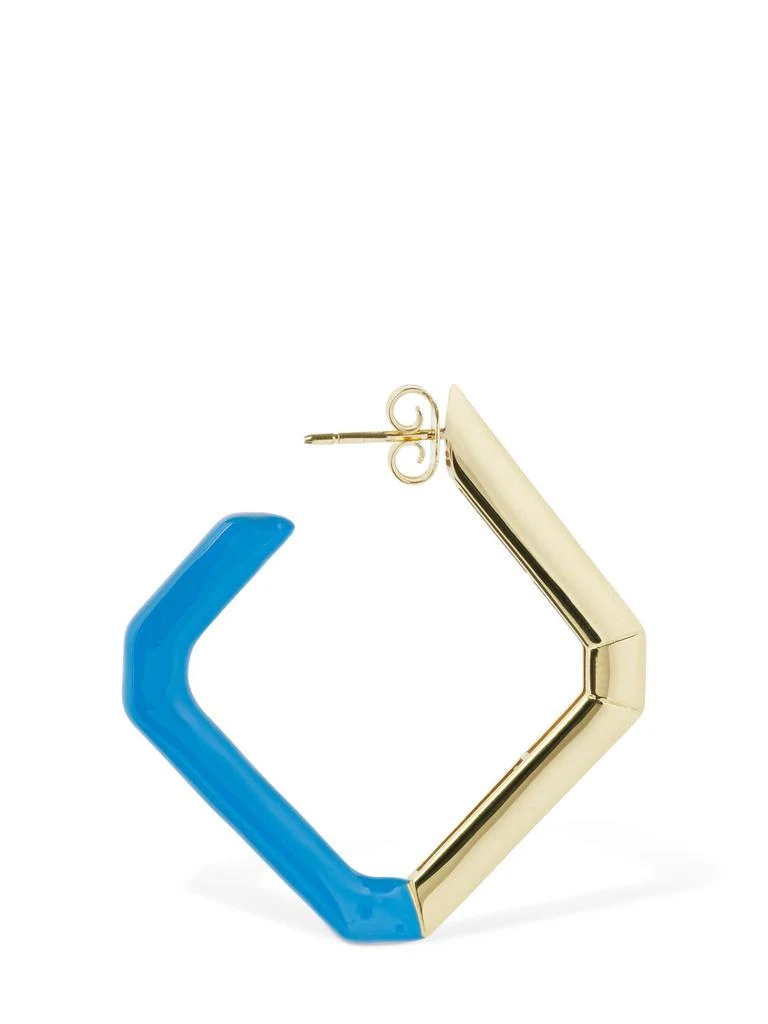 EÉRA Allegra 18kt Gold & Rubber Mono Earring 2