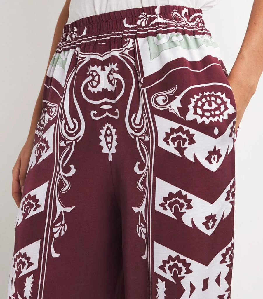 LUG VON SIGA Printed Madison Wide-Leg Trousers 6