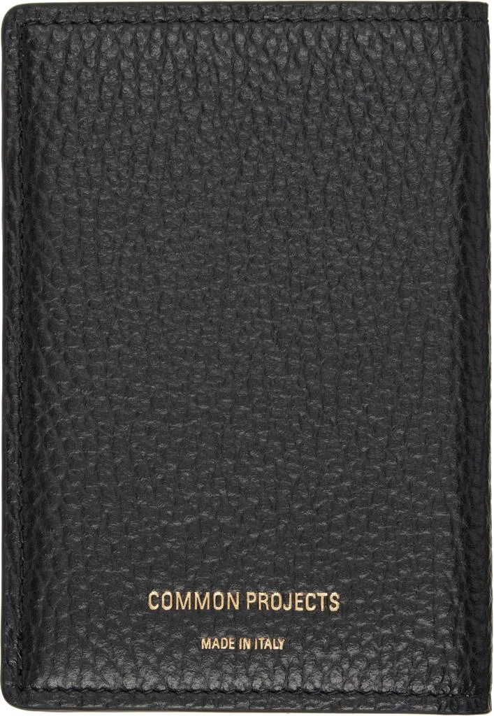 Common Projects Black Folio Wallet 2