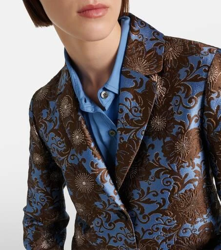 Max Mara Kate floral jacquard blazer 5