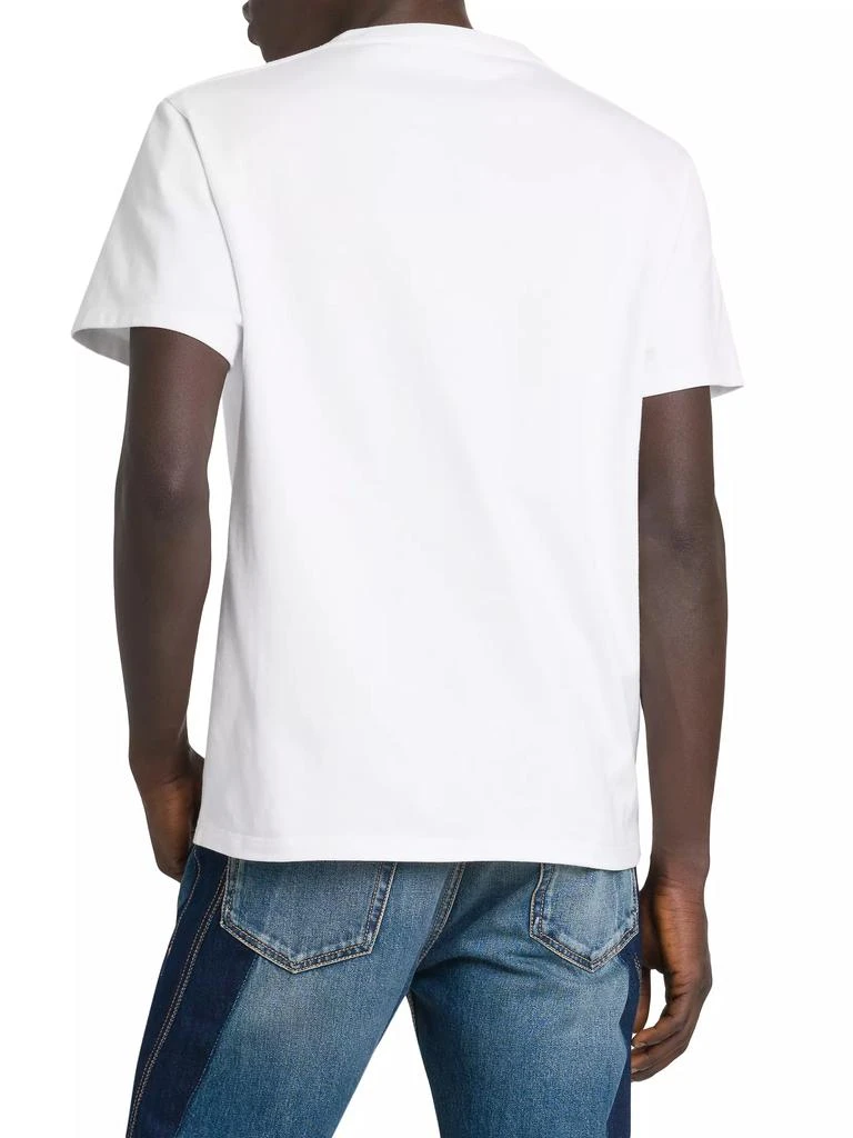 Alexander McQueen Backwards Logo Cotton T-Shirt 5