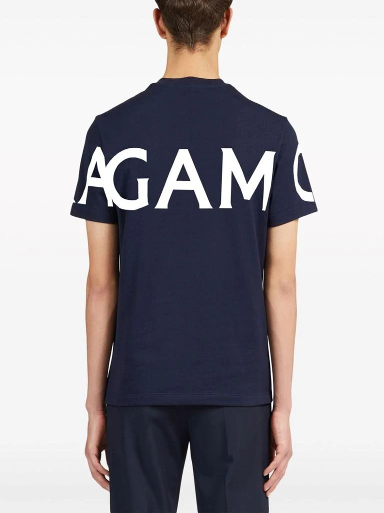 Salvatore Ferragamo FERRAGAMO - Logo Cotton T-shirt 1