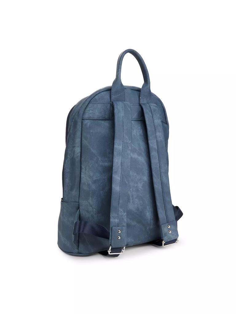 Bari Lynn Kid's Denim Smiley Face Backpack