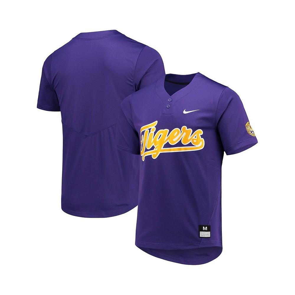 Nike Men's and Women's Purple LSU Tigers Two-Button Replica Softball Jersey