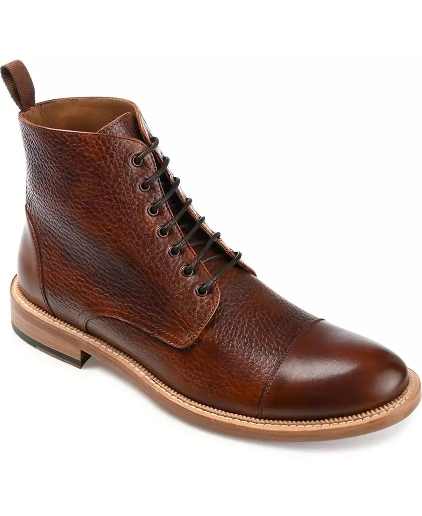 Taft Men's Rome Full-grain Leather Cap Toe Dress Boots 1