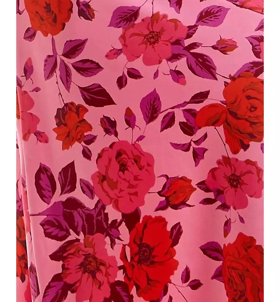 Crystal Doll Juniors' Strappy Floral Satin Maxi Dress 4