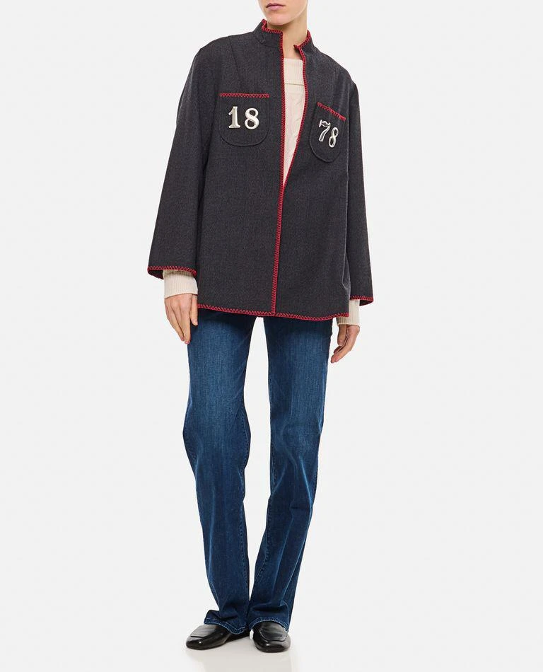 Bode New York Thornproof Blanket Short Coat 2